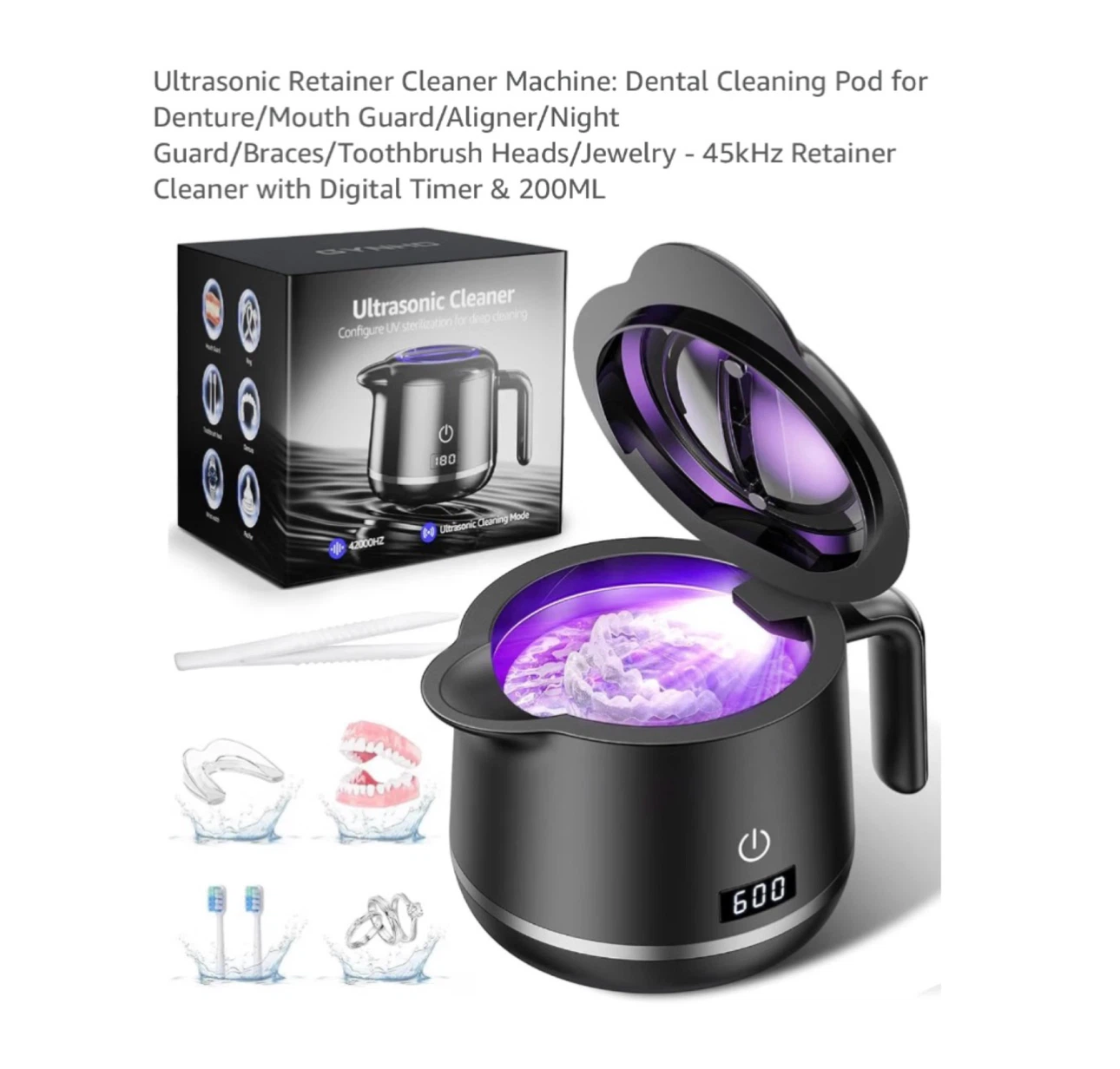 Brand new Ultrasonic Retainer Cleaner Machine