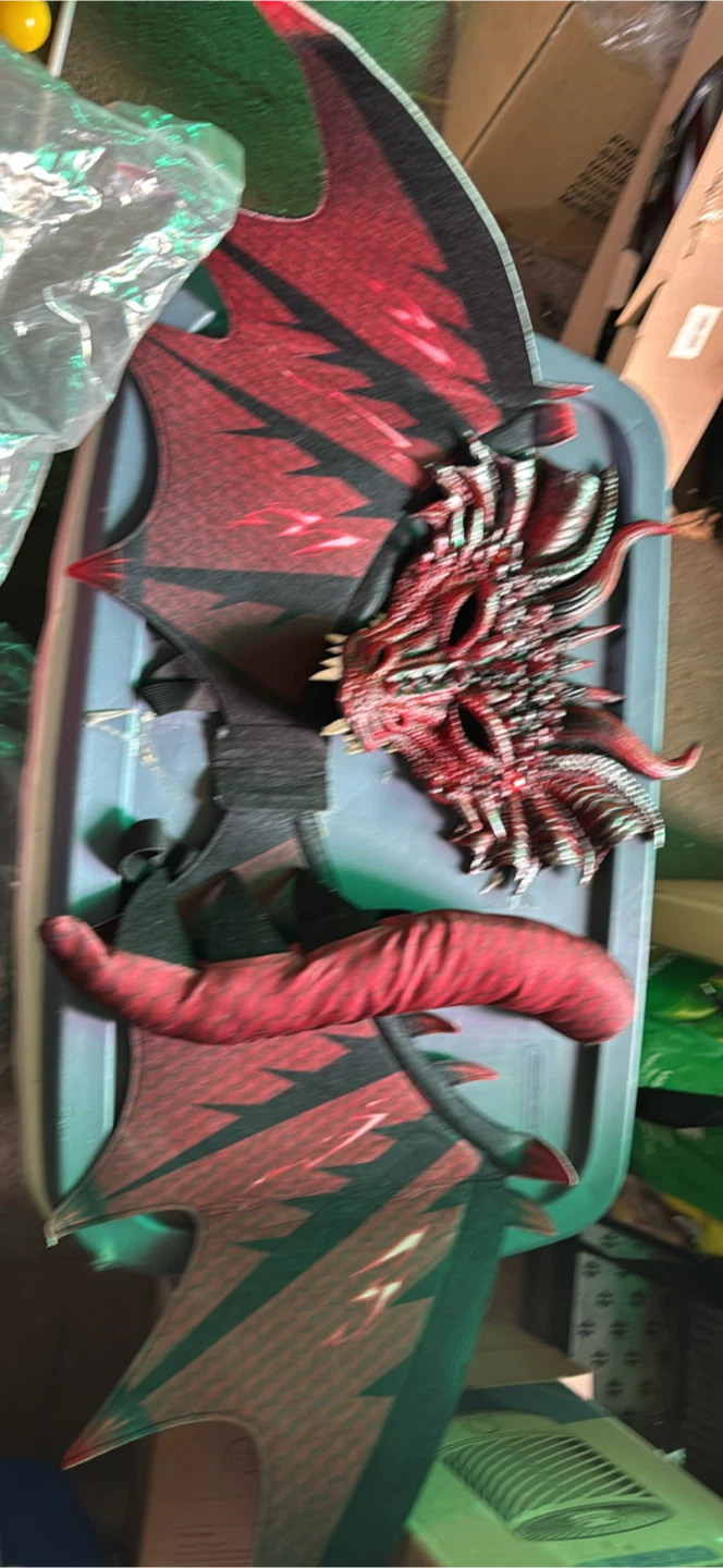 Red Dragon Costume Set