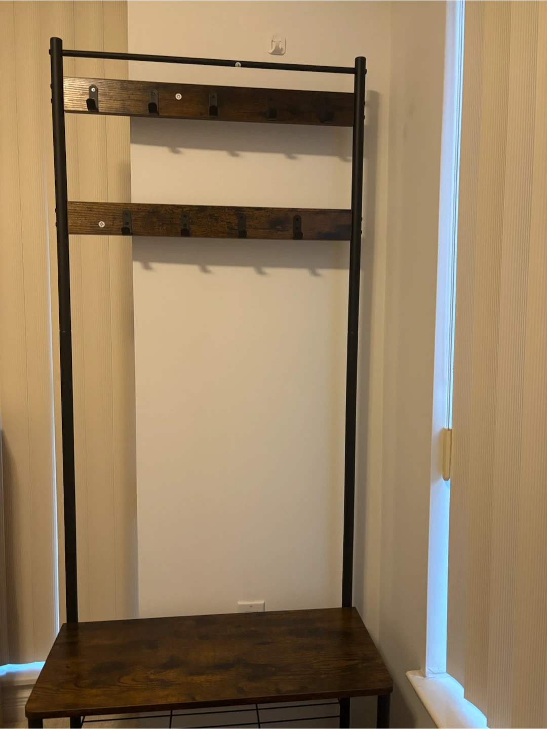 Coat stand with  shoe rack
