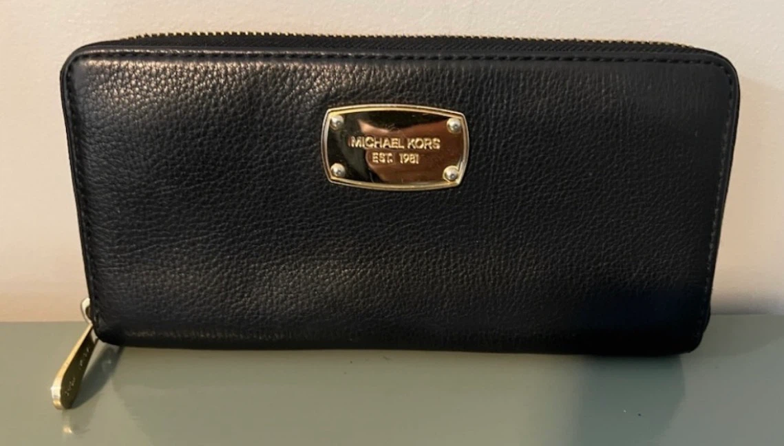 Michael Kors Black Leather Wallet