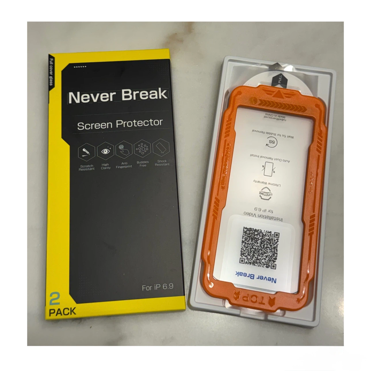 Brand new NeverBreak 6.9" 2 Pack for iPhone 18 Pro Max - photo 2