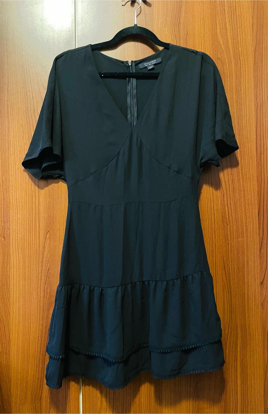 AllSaints black mini dress