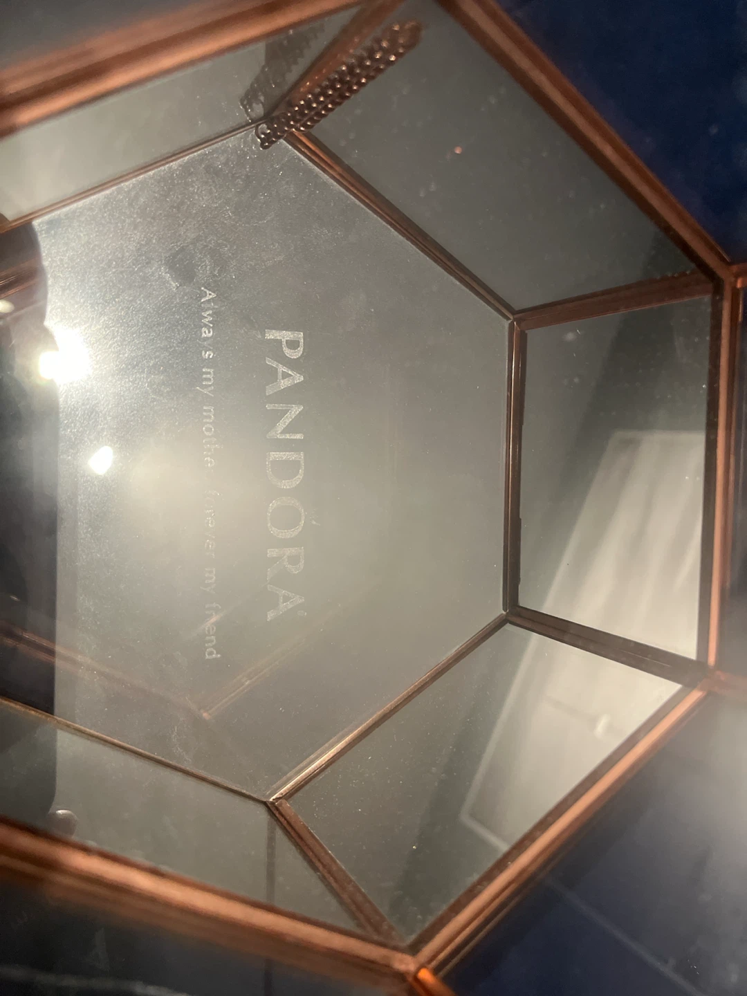 Pandora Hexagonal Glass Jewellery Box - photo 3