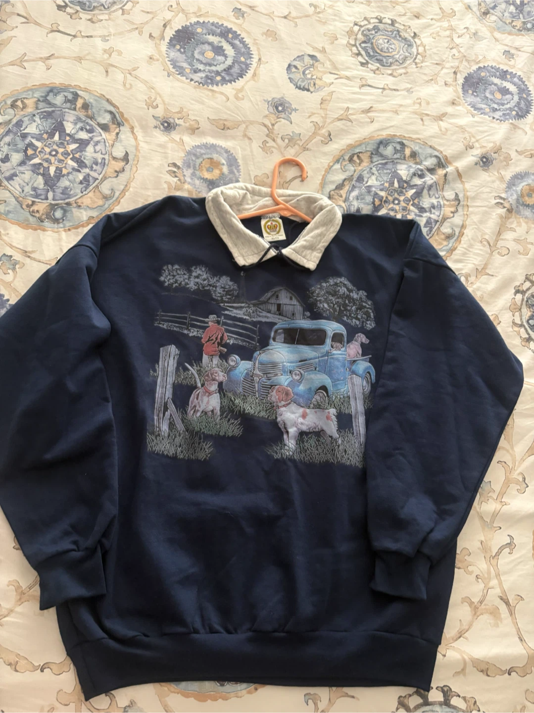 J&R Sportswear Vintage Country Scene Sweatshirt XL - photo 2