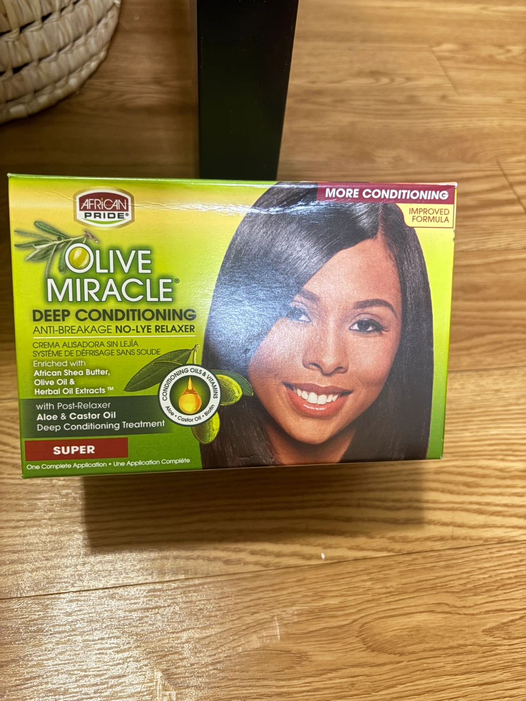African Pride Olive Miracle No-Lye Relaxer Super