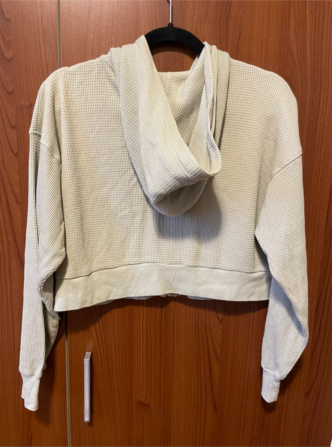 Tna Waffle Knit Zip-Up Hoodie - photo 2