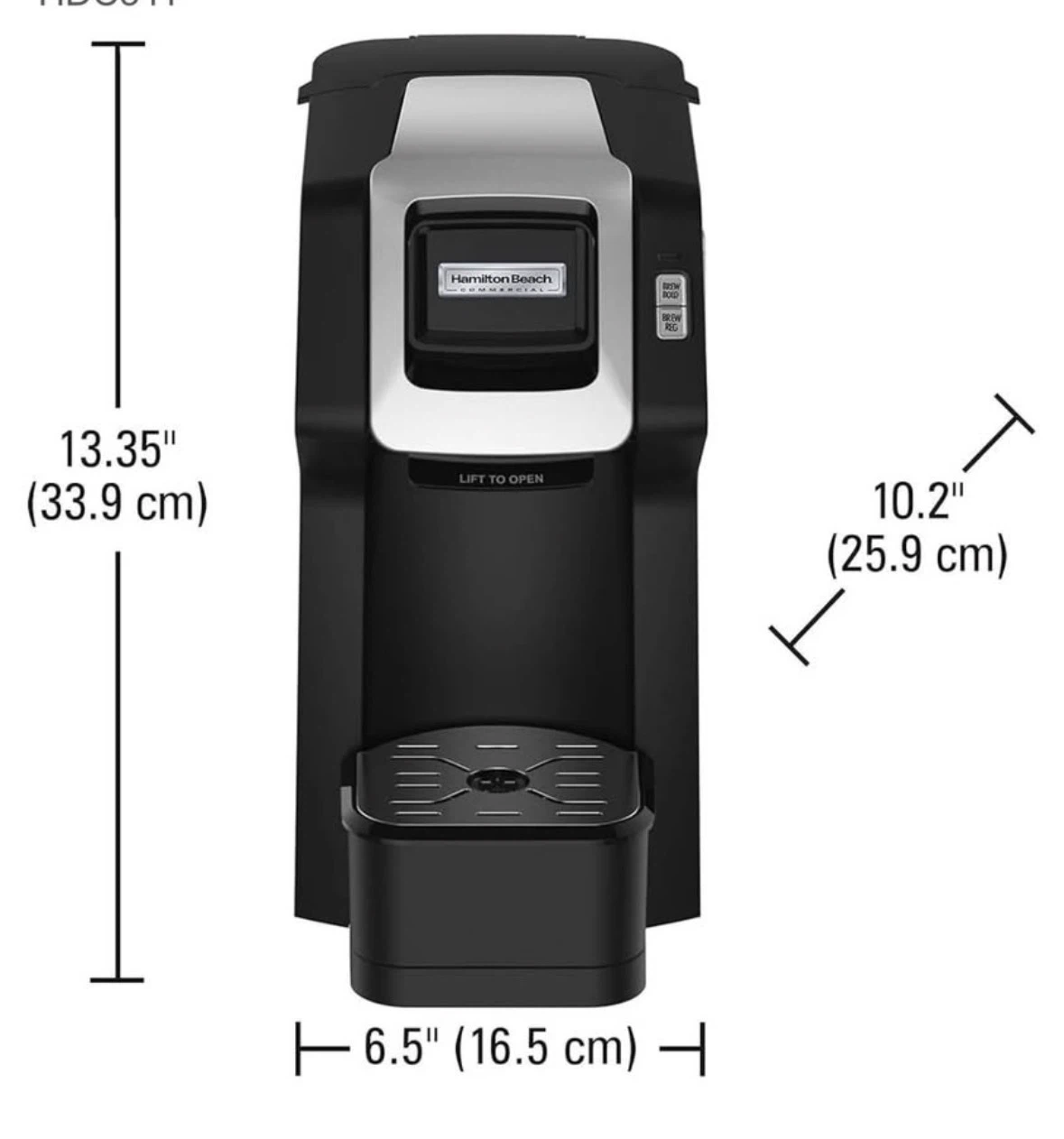 Hamilton Beach Commercial HDC311 Single-Serve Coffee Maker - photo 2