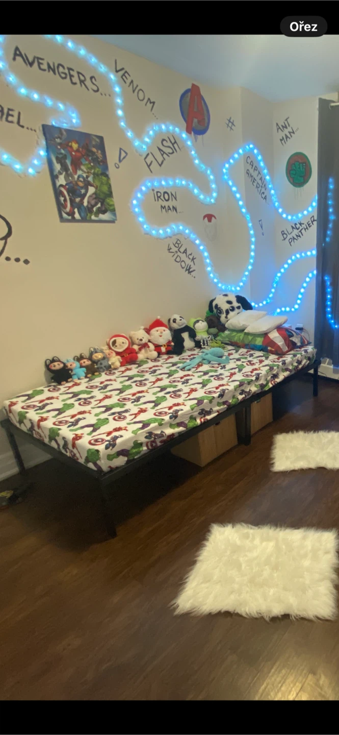 Black Metal Twin Bed Frame Wallmart