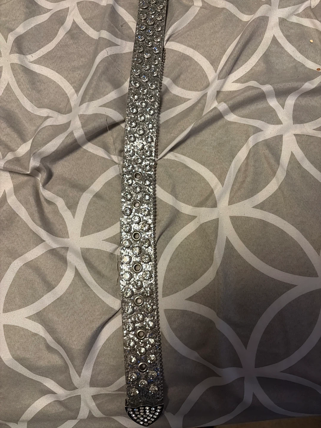 Rhinestone rose belt - photo 3