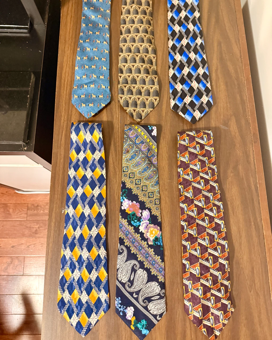 Vintage Silk Tie Collection — Hermès, Dior & Strellson