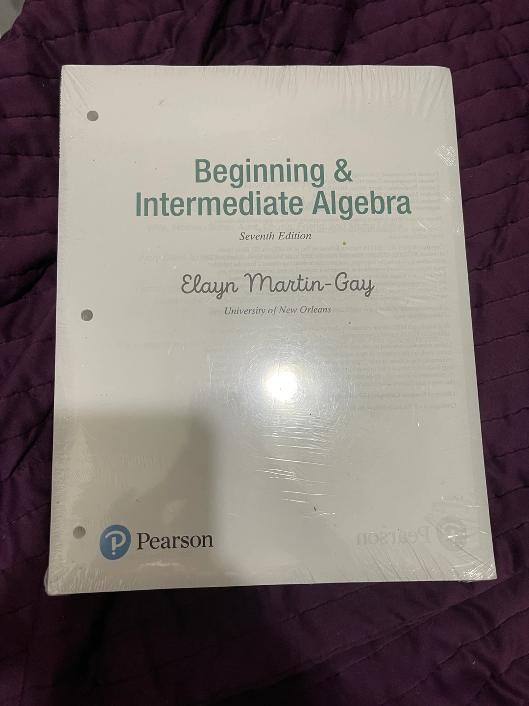 Beginning & Intermediate Algebra Seventh Edition