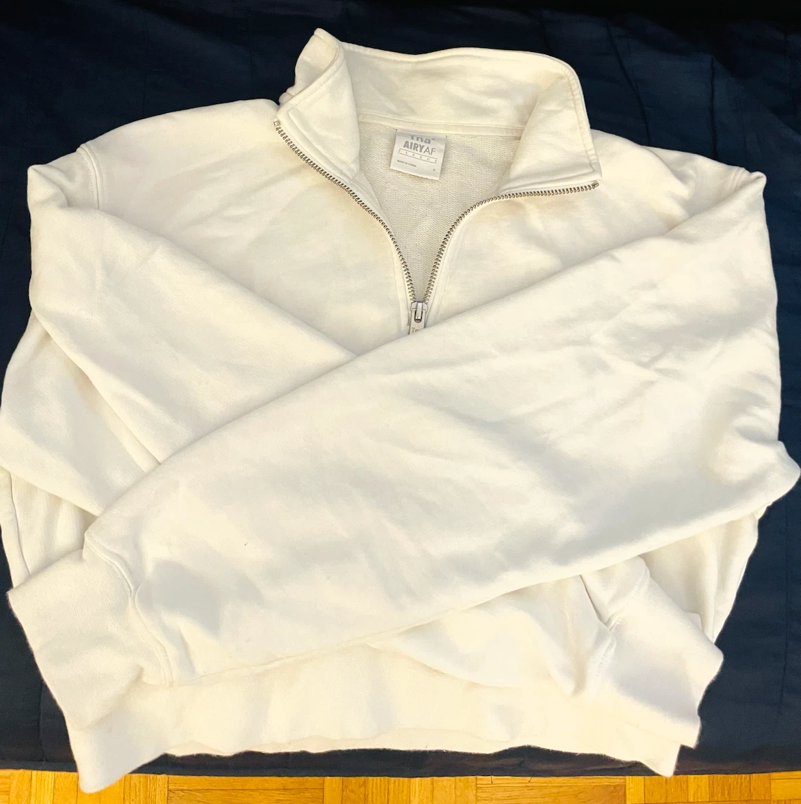 Tna AiryAf Half-Zip Fleece - White