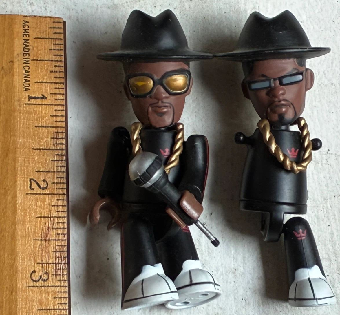 Vintage 2002 Mezco Mez-Itz Run-DMC Toy Collectible Hip Hop Rap - photo 4