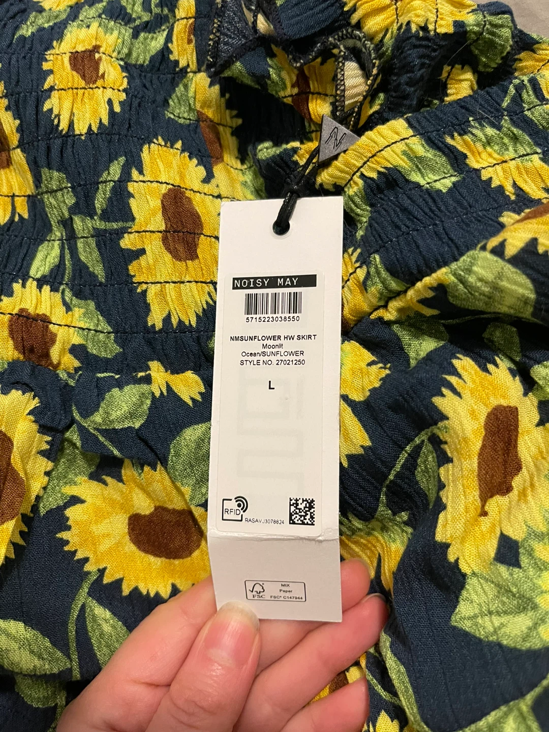 NWT Large Noisy May Sunflower Ruffled Skirt - photo 2