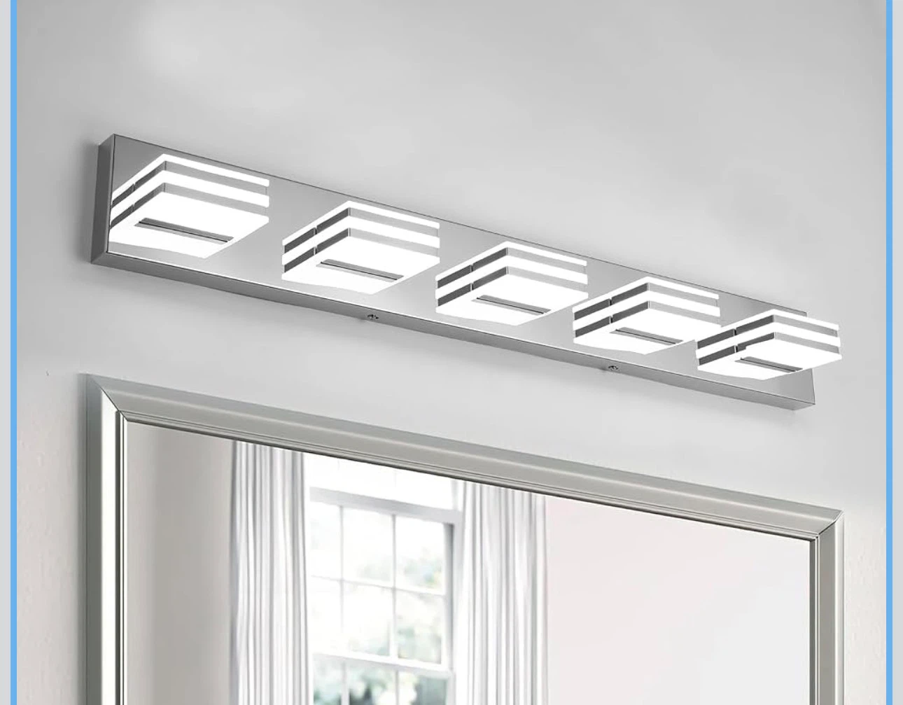 5-Light Modern Bathroom Vanity Light