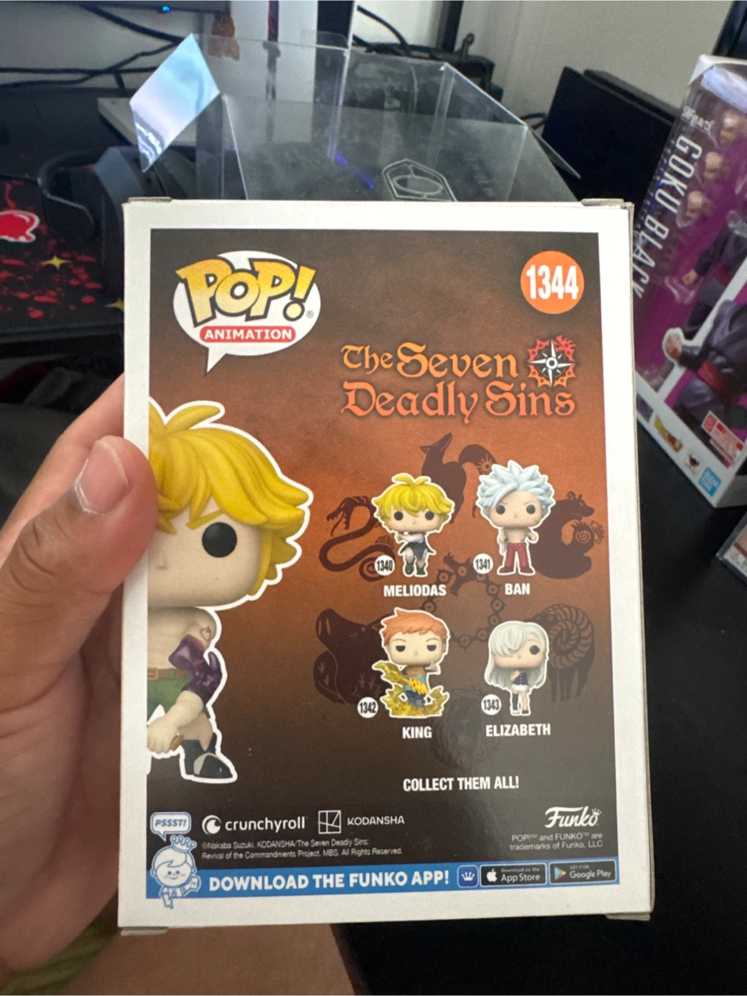 Funko Pop Animation Meliodas 1344 The Seven Deadly Sins - photo 3