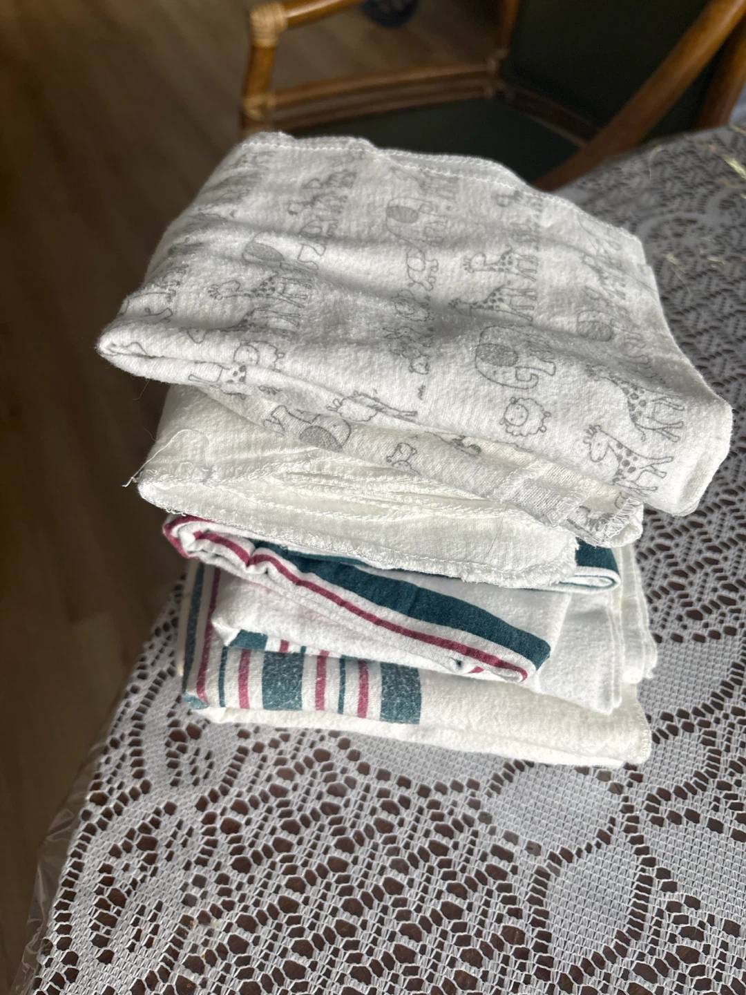 Set of 7 Newborn Baby Receiving Blankets