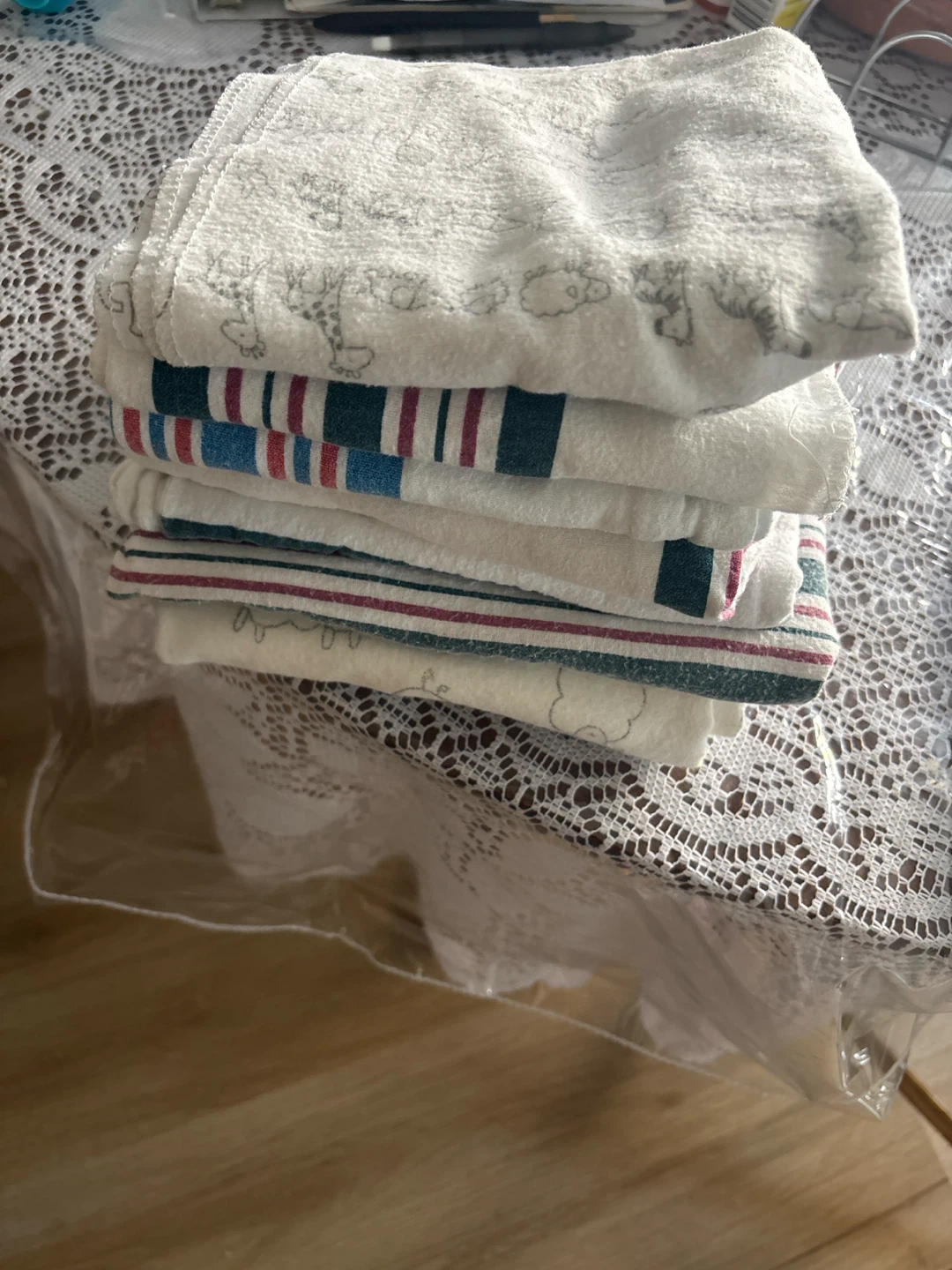 Set of 7 Newborn Baby Receiving Blankets - photo 3