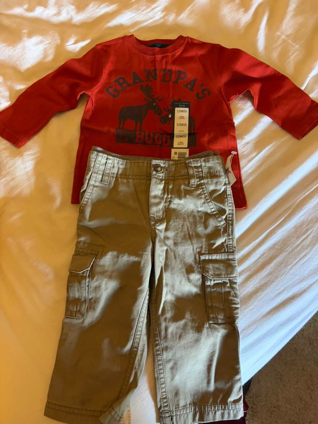 New! Carter's Pants and Falls Creek Long Sleeve Shirt Set