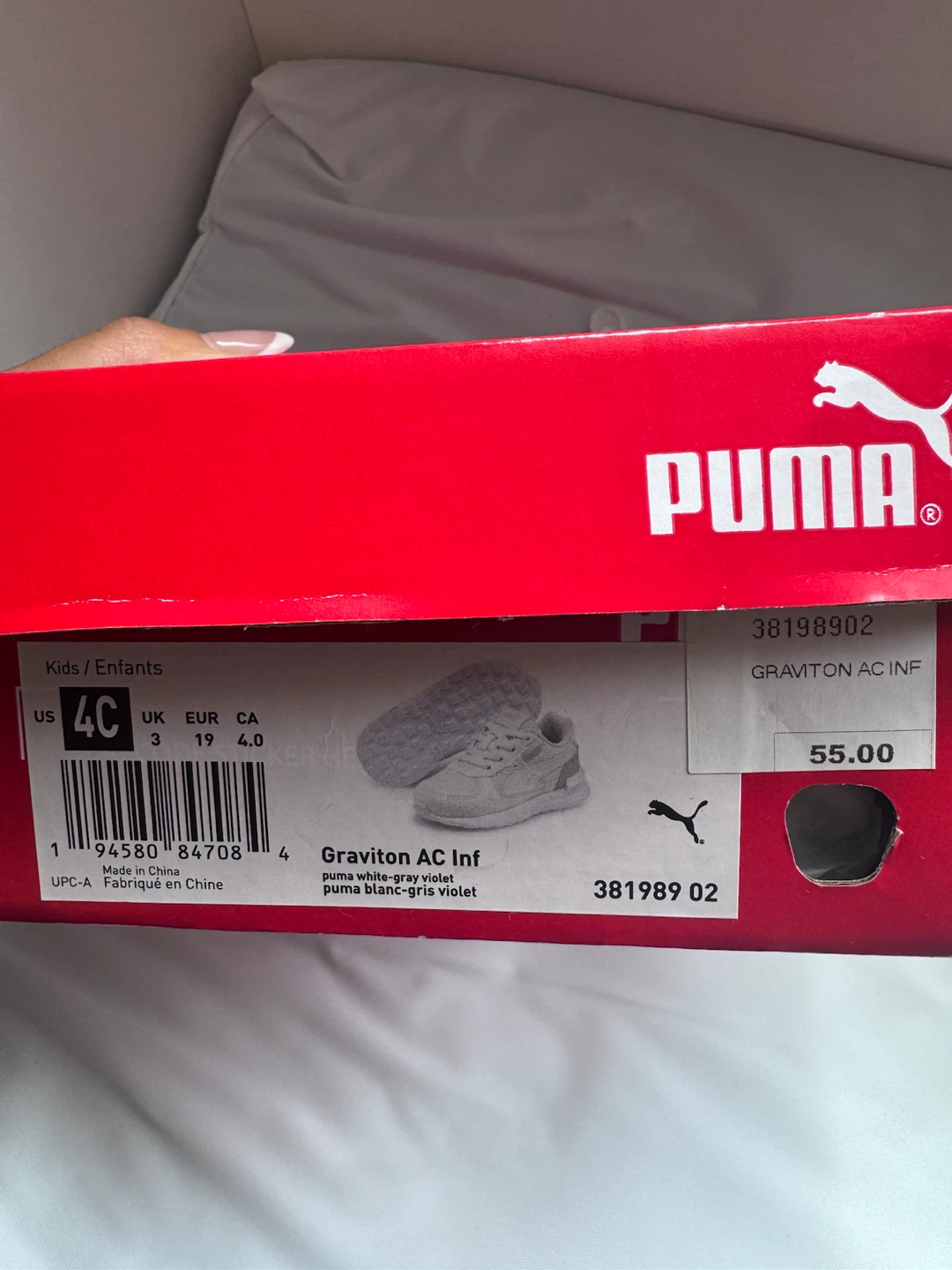 Puma Graviton AC Inf Sneakers Size 4C - photo 4
