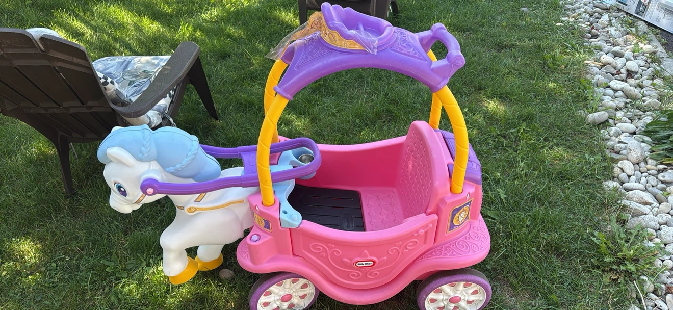 Little Tikes Princess Horse and Carriage - photo 4