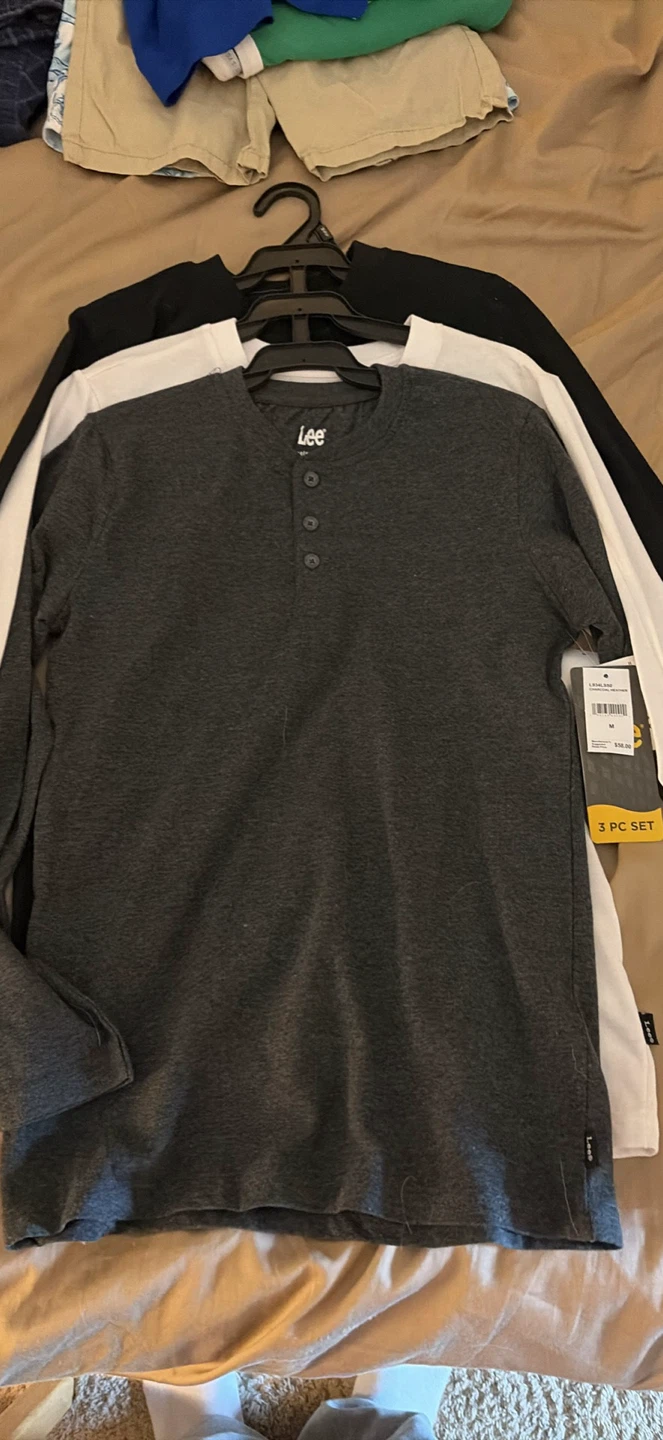 Lee Boys Henley Shirt 3-Piece Set