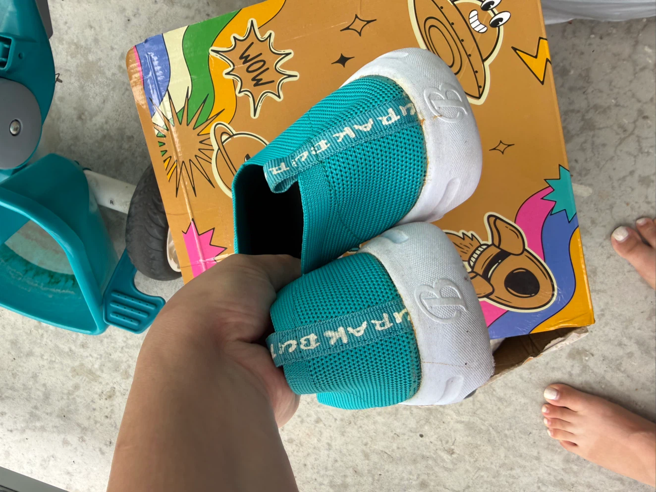 Burak Turquoise Slip-on Shoes - photo 4
