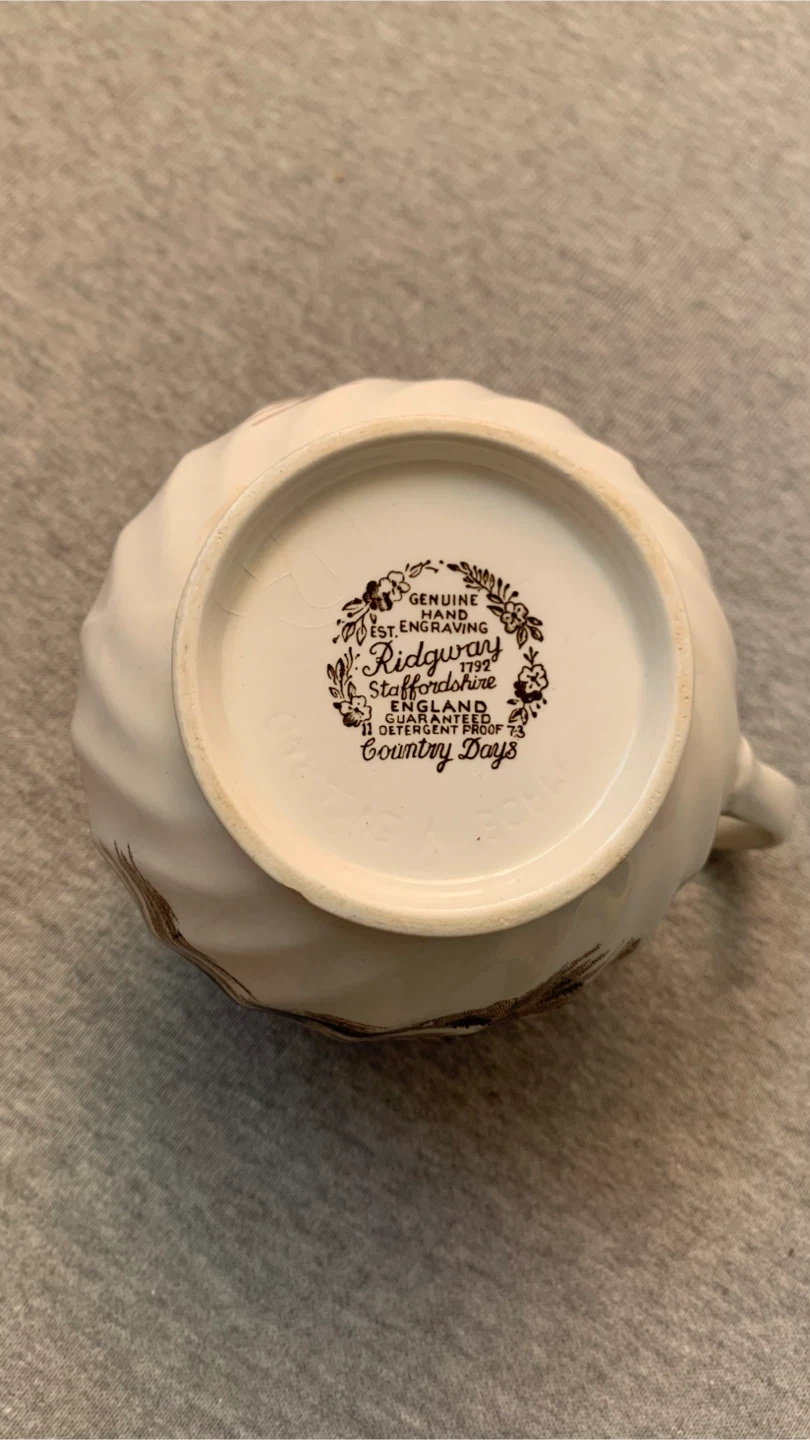 Ridgway Country Days Creamer Jug - photo 4