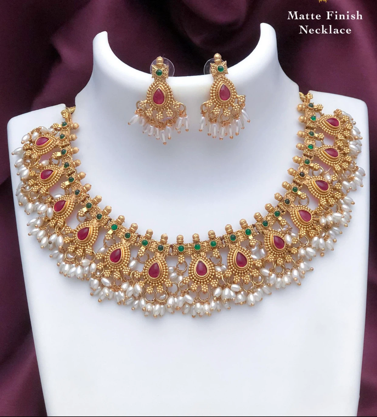 Matte Finish Necklace Set - photo 3