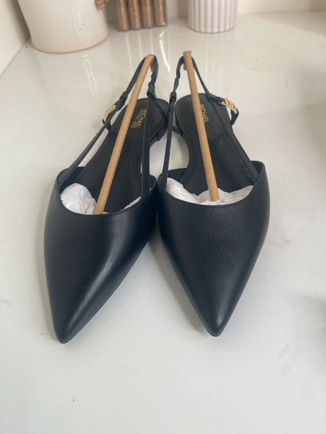Michael Kors Veronica Flex Flats Black Size 10M