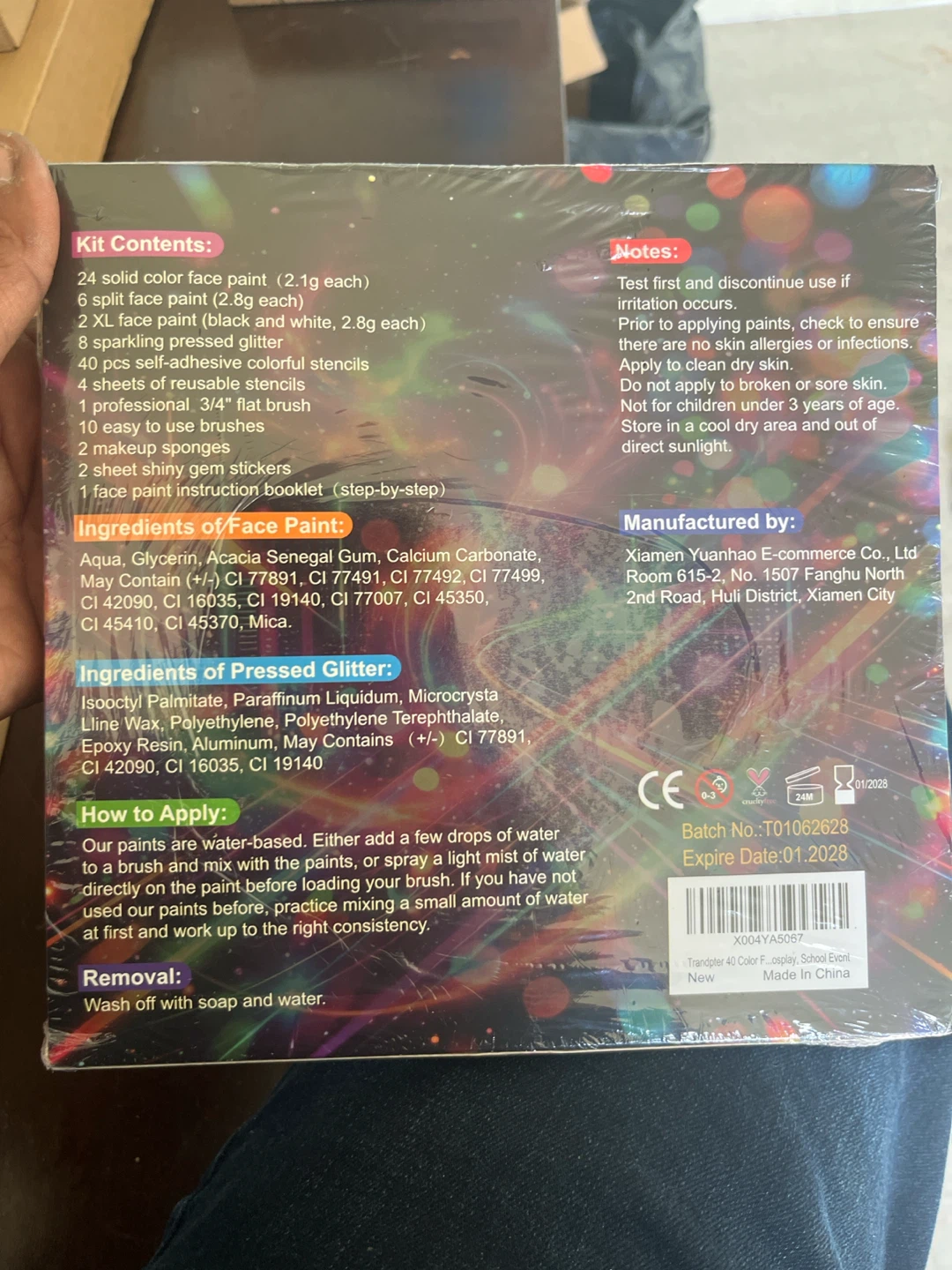 Trandpter Professional Face and Body Paint Kit - photo 2