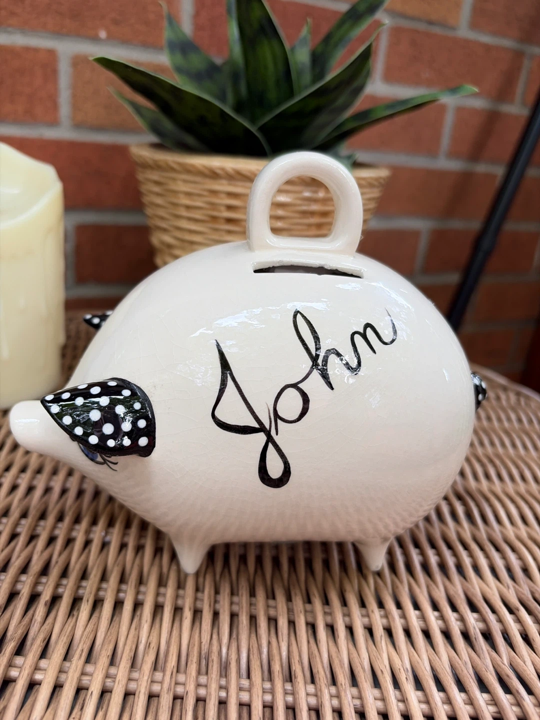 Vintage Ceramic Piggy Bank! - photo 5
