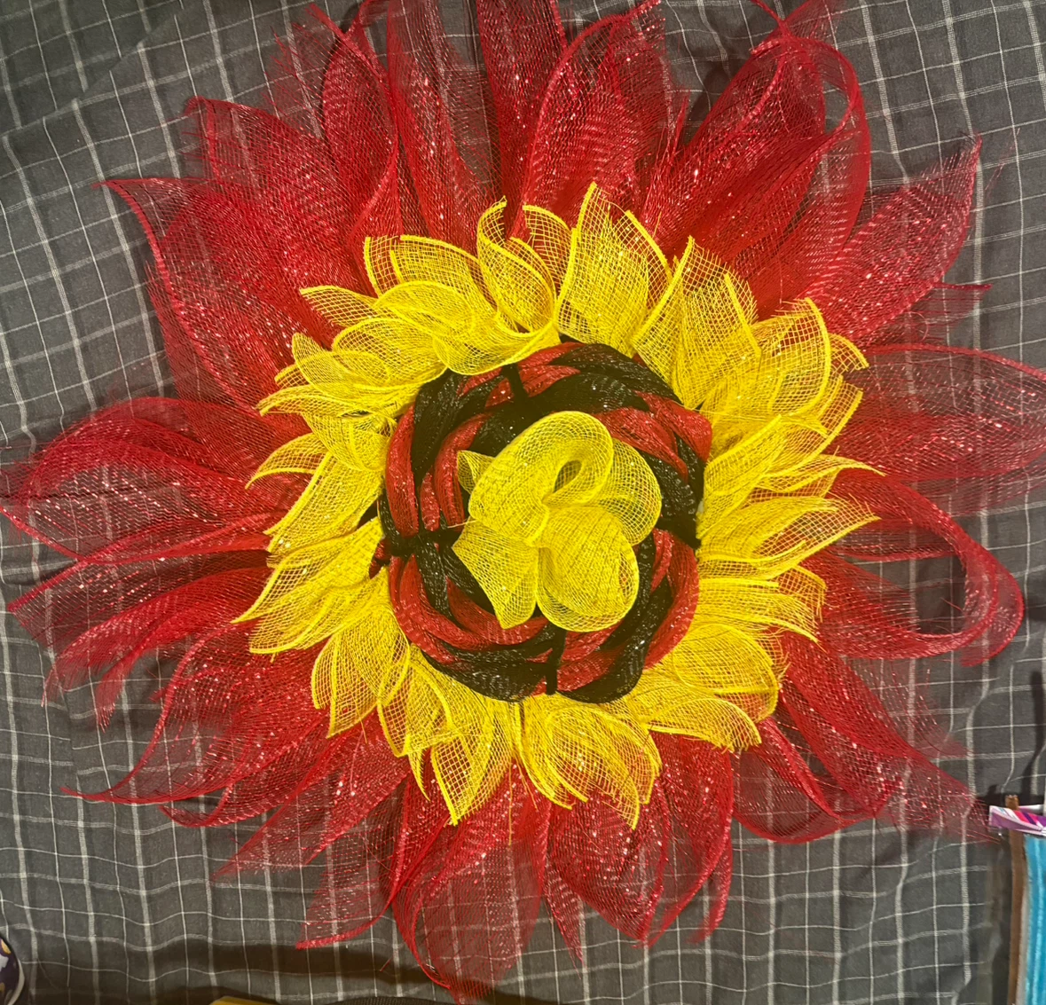 Assorted Handmade Deco Mesh Wreaths