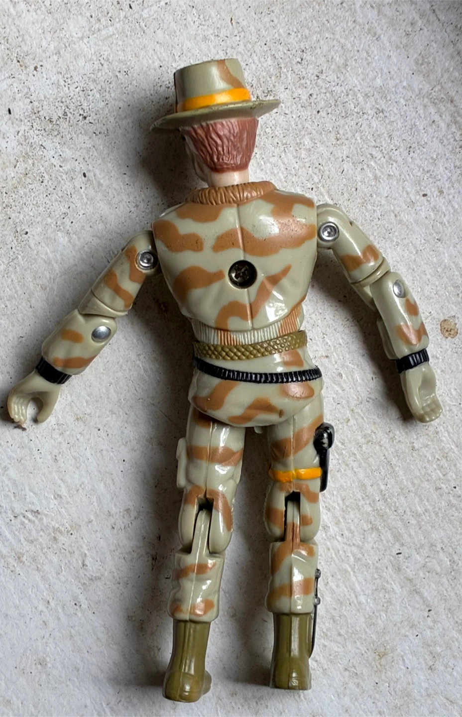 Vintage 1986 Lanard The Corps Jones Desert Camo 3.75" Figure - photo 3