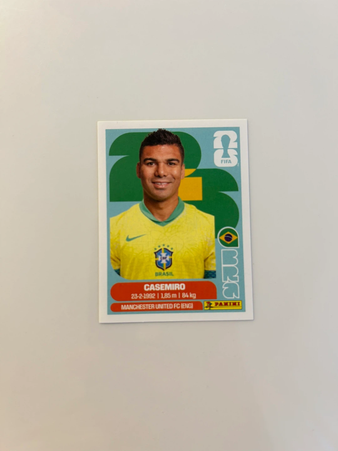 Panini FIFA World Cup 2026 Casemiro Trading Card