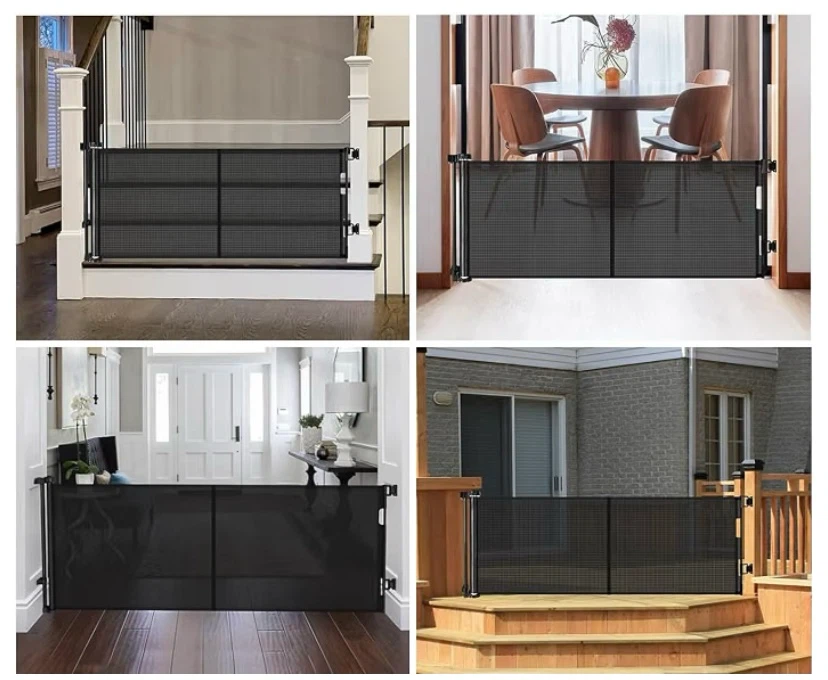 New Extra Wide Retractable Baby Gate, Extends up to 78" Wide - photo 5