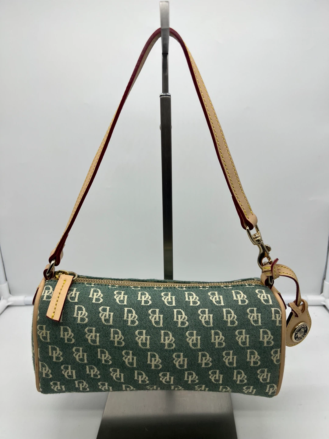 Dooney & Bourke Y2K Mini Barrel Monogram Shoulder Bag