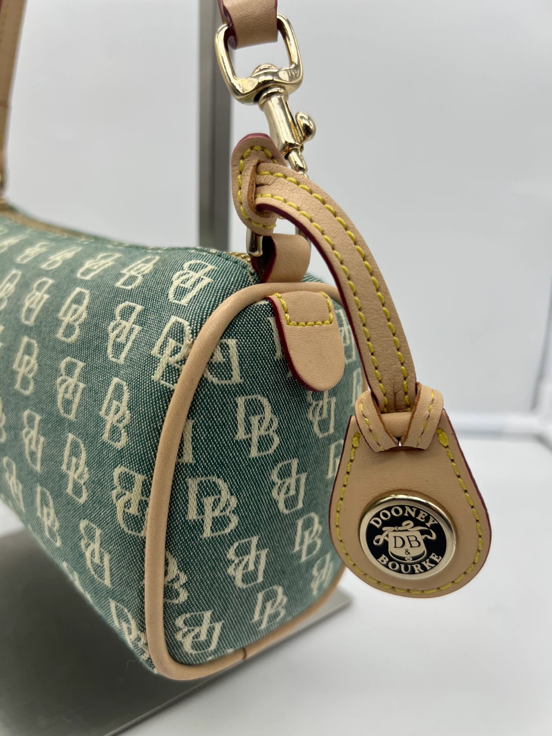Dooney & Bourke Y2K Mini Barrel Monogram Shoulder Bag - photo 2