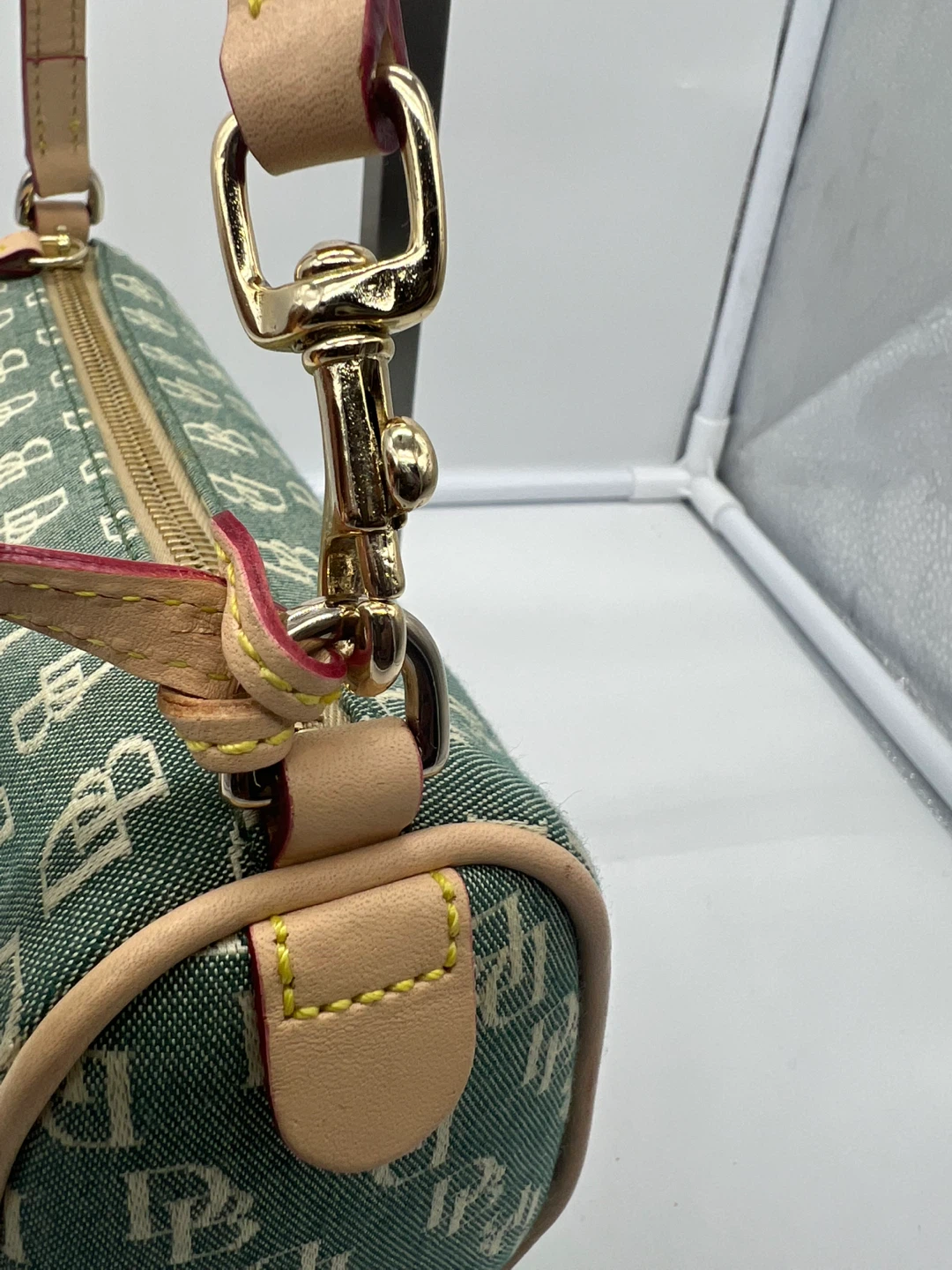 Dooney & Bourke Y2K Mini Barrel Monogram Shoulder Bag - photo 3