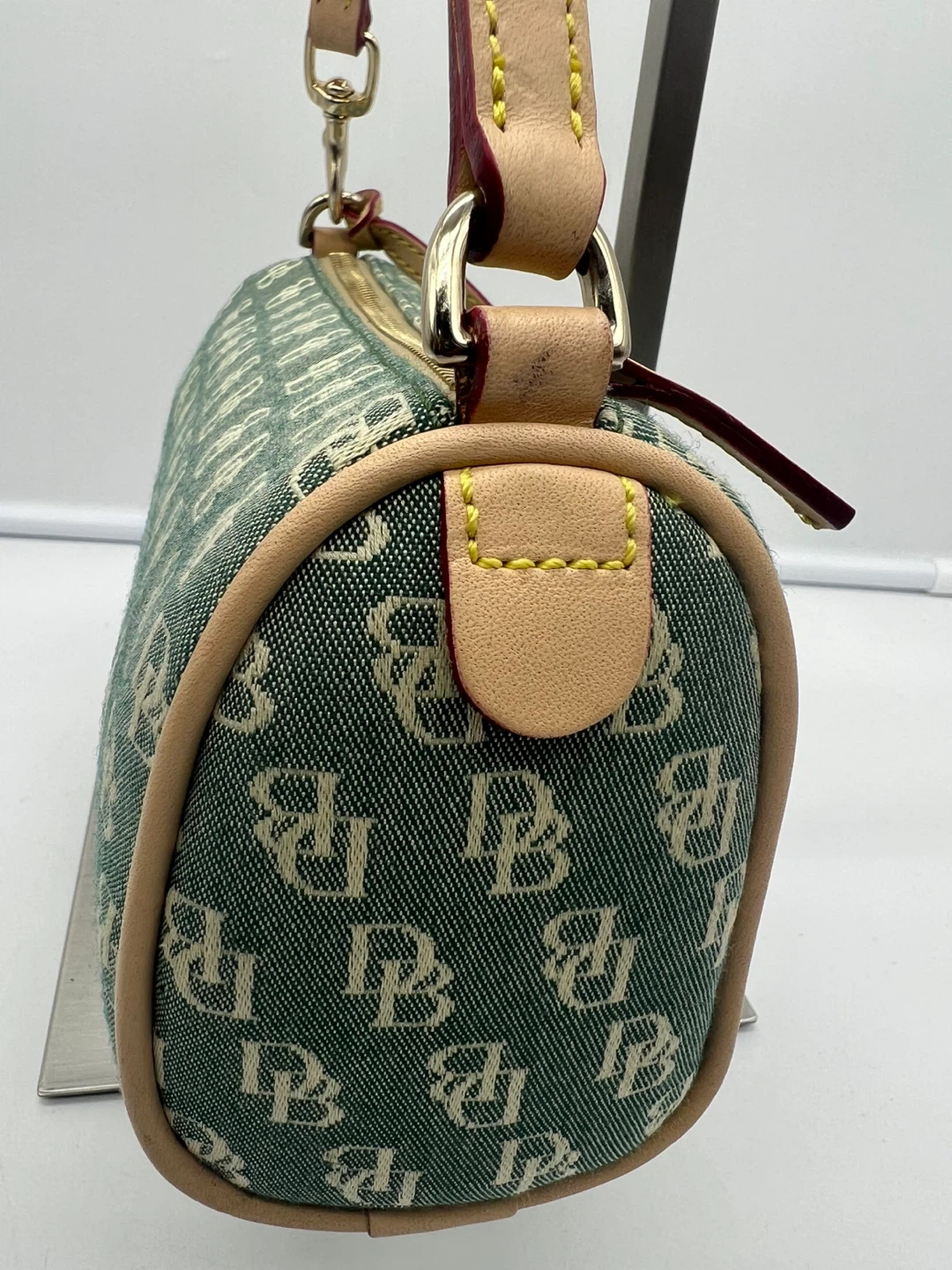 Dooney & Bourke Y2K Mini Barrel Monogram Shoulder Bag - photo 5