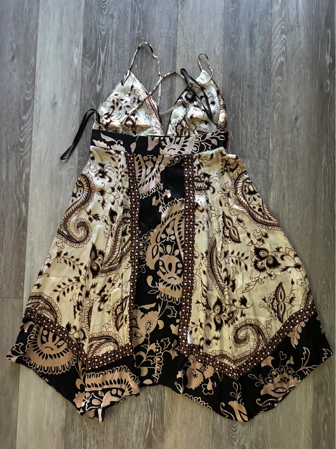 Kopa Silk Print Dress Medium - photo 5