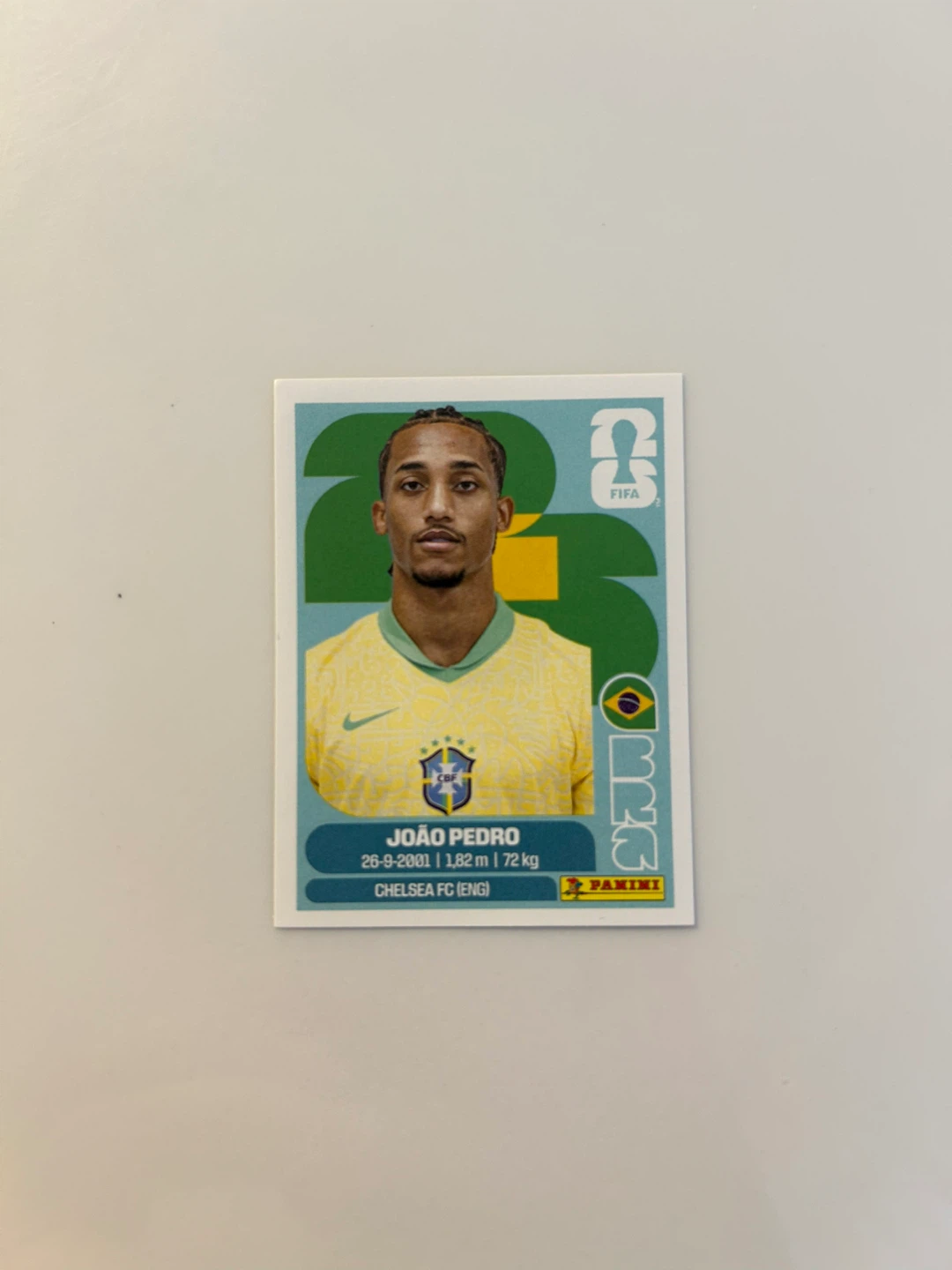 Panini FIFA World Cup 2026 Joao Pedro Sticker