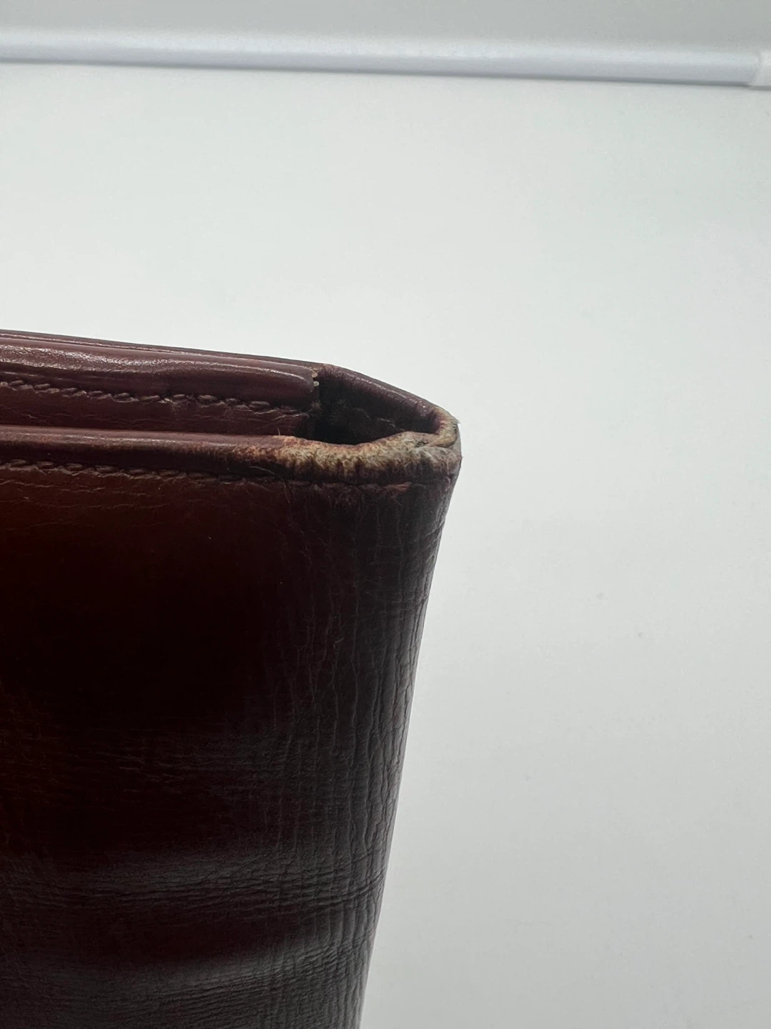 Vintage Brown Leather Travel Wallet Organizer - photo 3