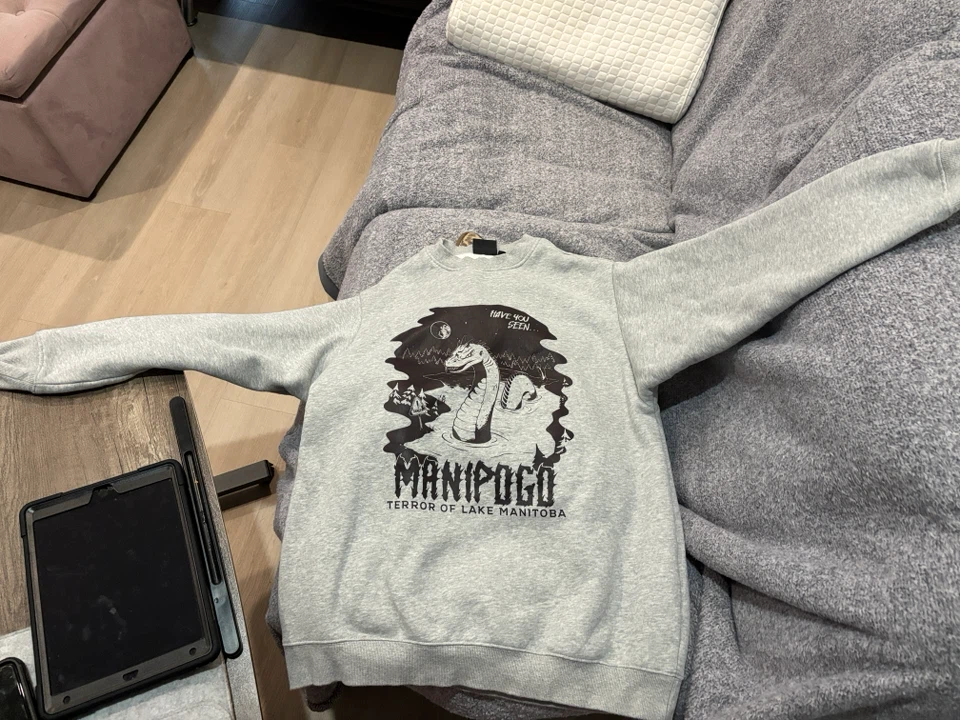 Cryptid Manipogo Grey Crewneck Sweatshirt - photo 2