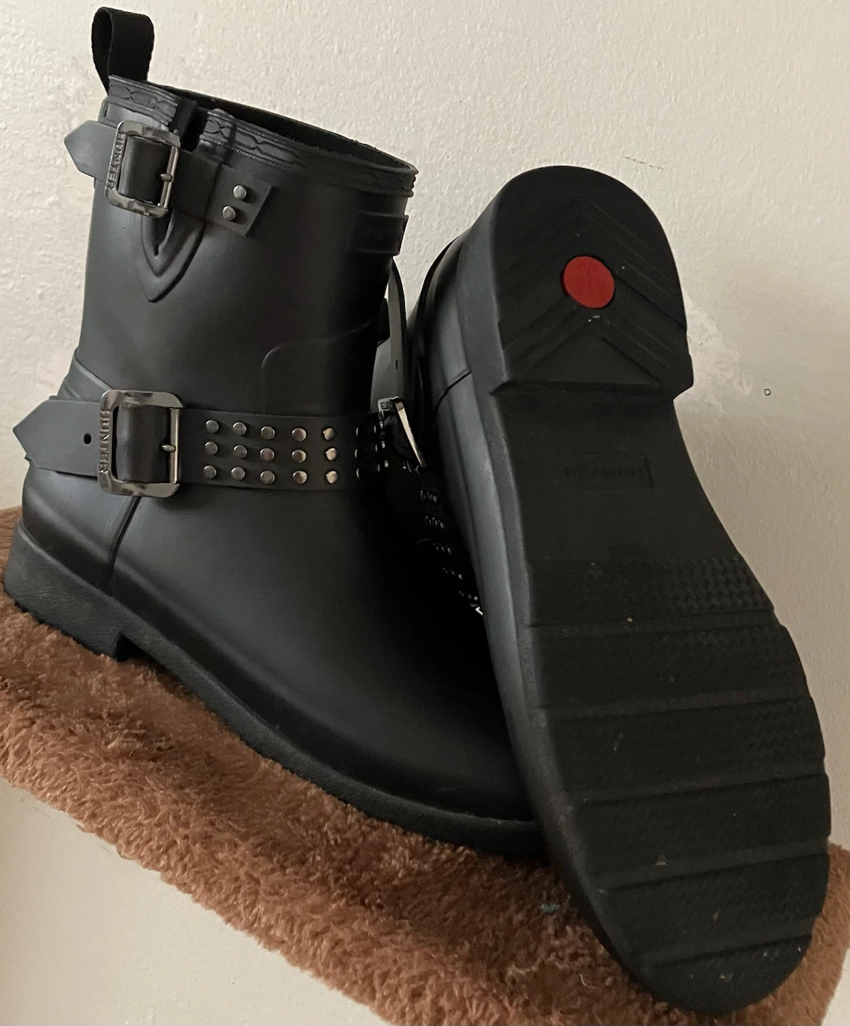 Hunter Short Black Studded Boots - photo 2