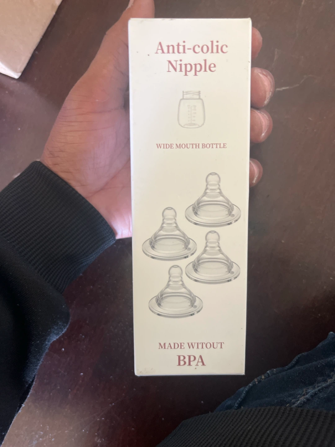 Anti-colic Wide Mouth Baby Bottle Nipples