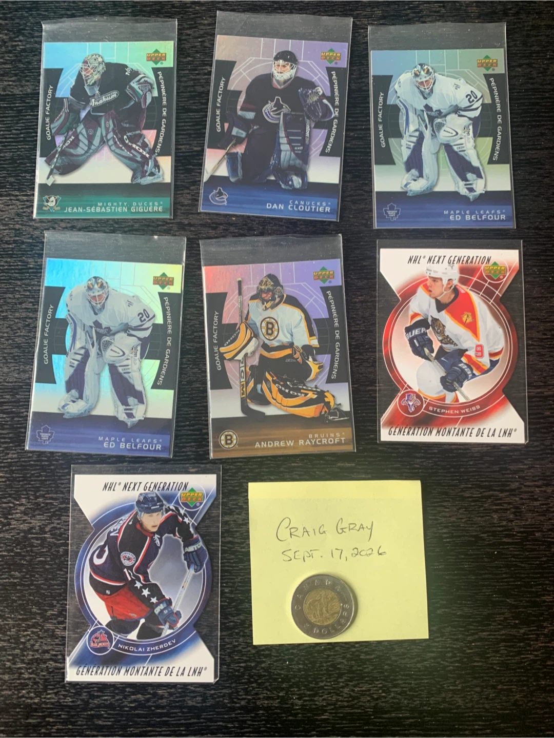 2005 - 06 McDonald’s Hockey Cards