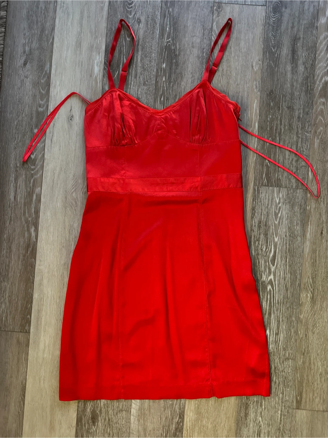 Armani Exchange Silk Red Dress Size 8