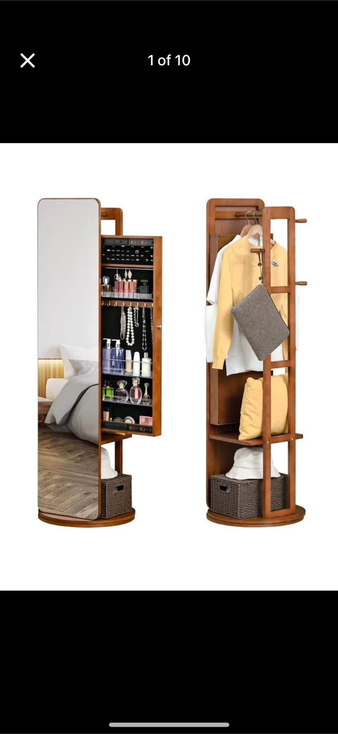Jewelry Storage Mirror