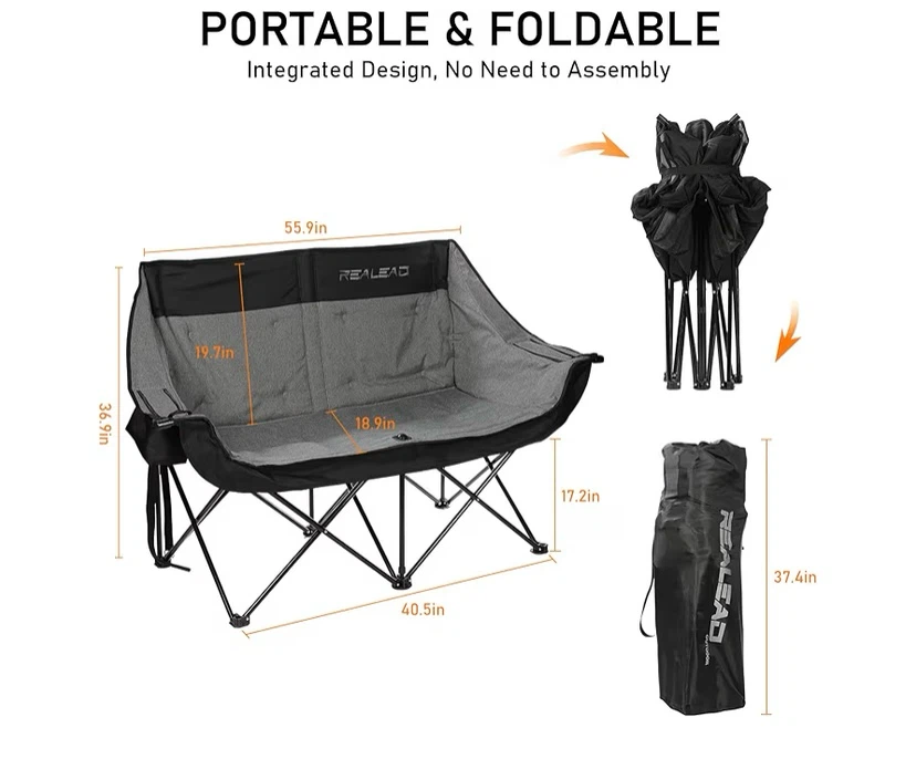 New ReaLead Double Oversized Camping Chair - photo 2
